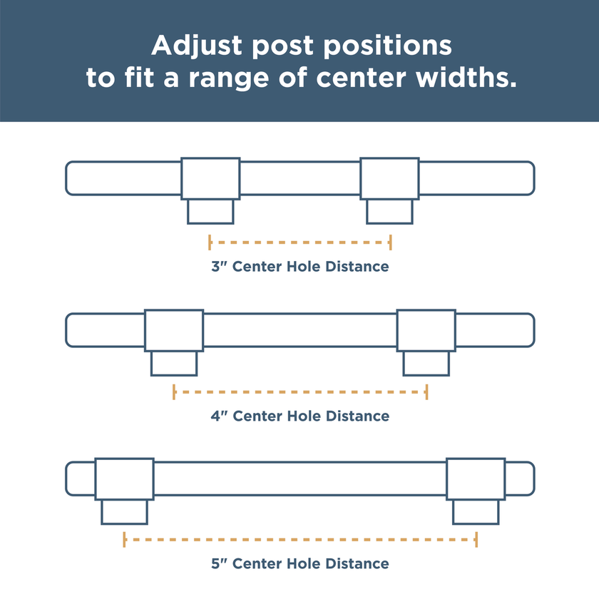 Matte Black / 1-3/8 to 6-5/16 in / 5