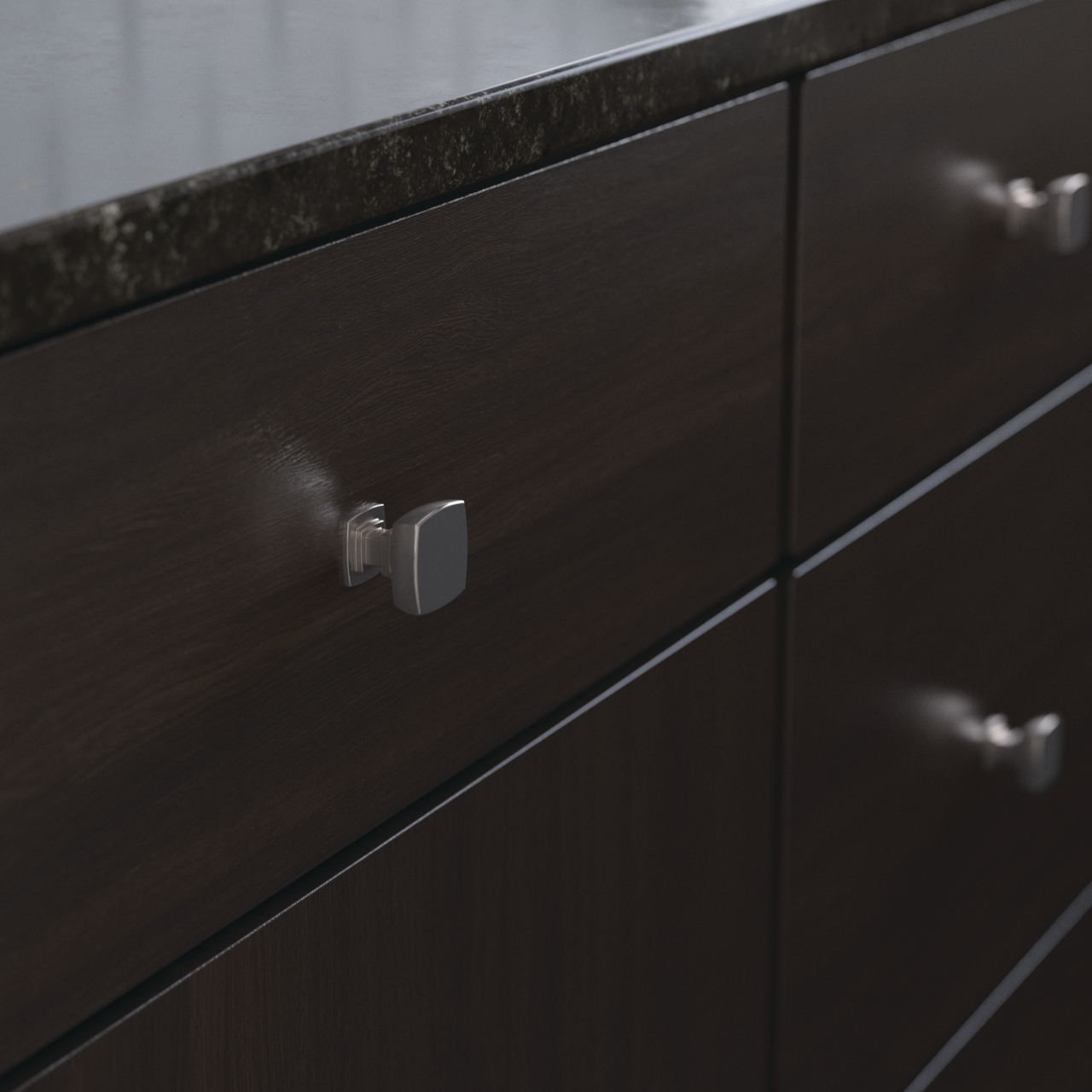 Satin Nickel / 1-1/8