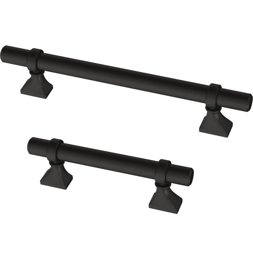 Matte Black / 1-3/8