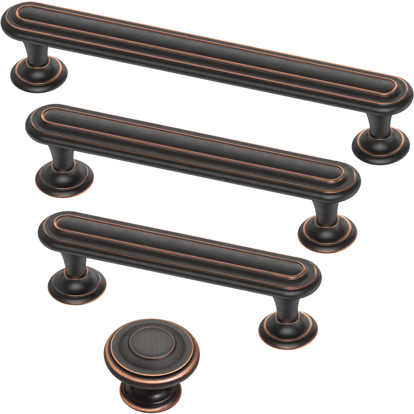 Bronze With Copper Highlights / 1-3/8