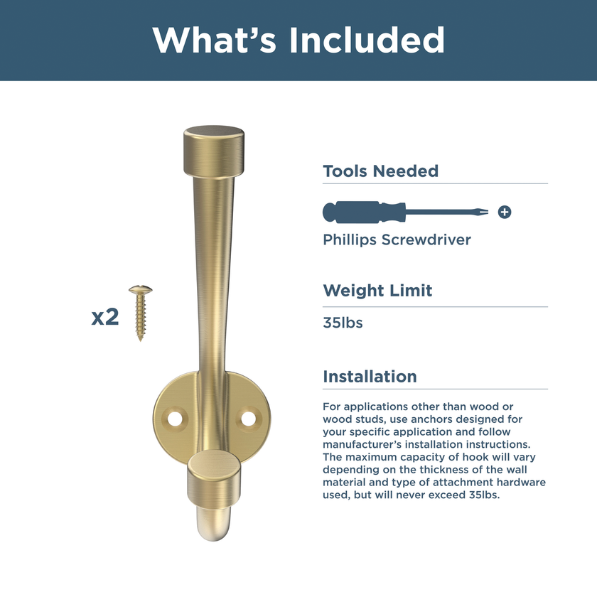 Brushed Gold / 4-3/4