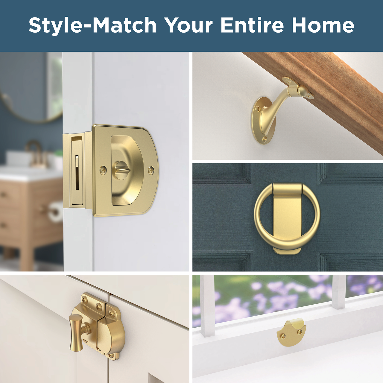 Brushed Gold / 4-3/4