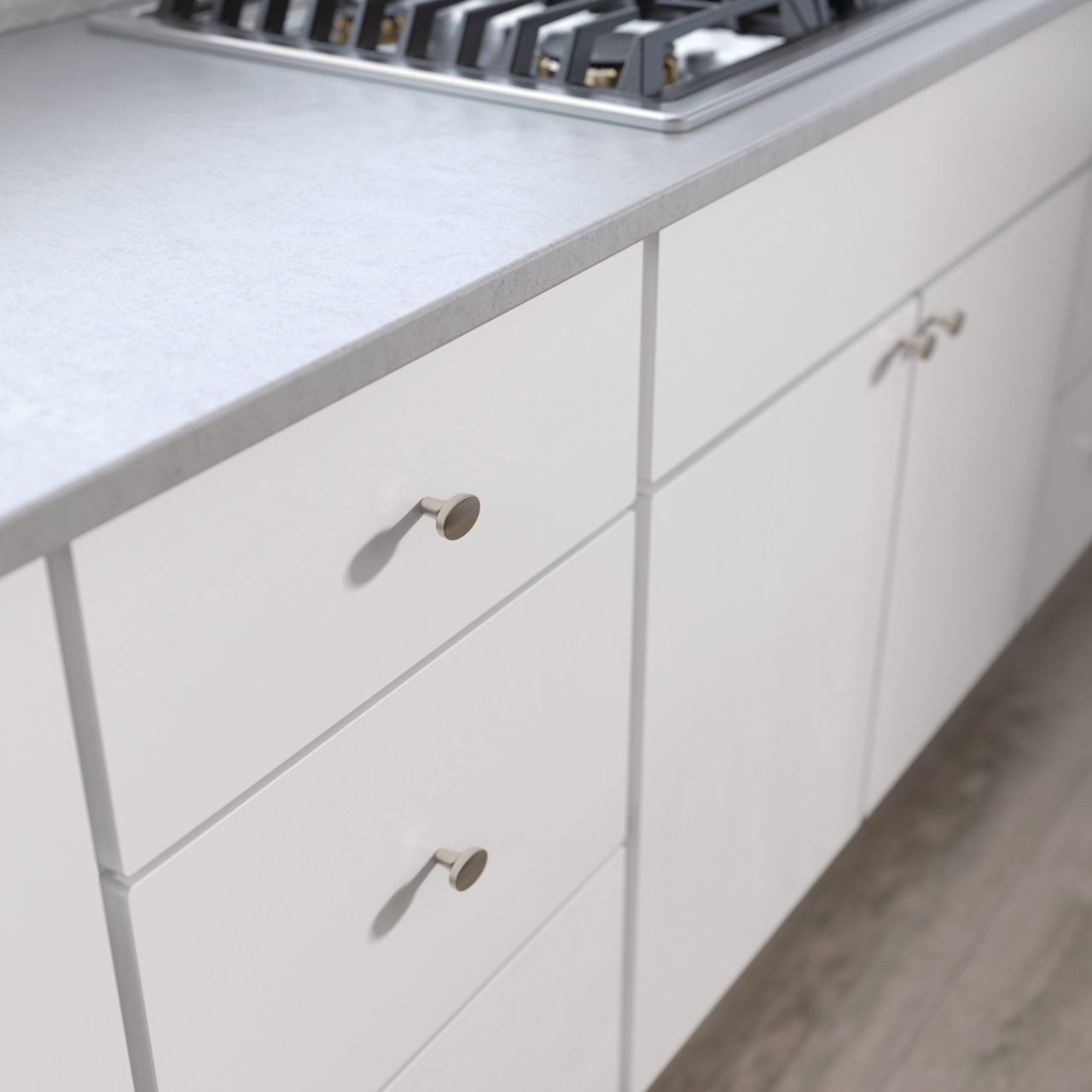 Satin Nickel / 1-1/4
