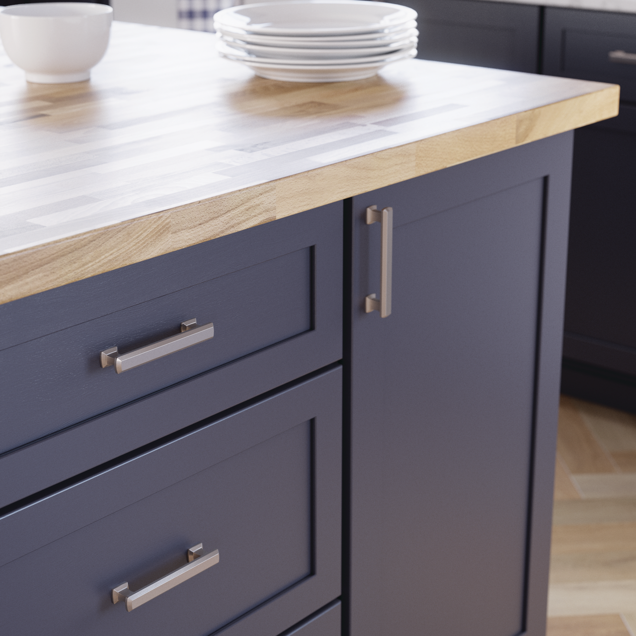 Satin Nickel / 3-3/4