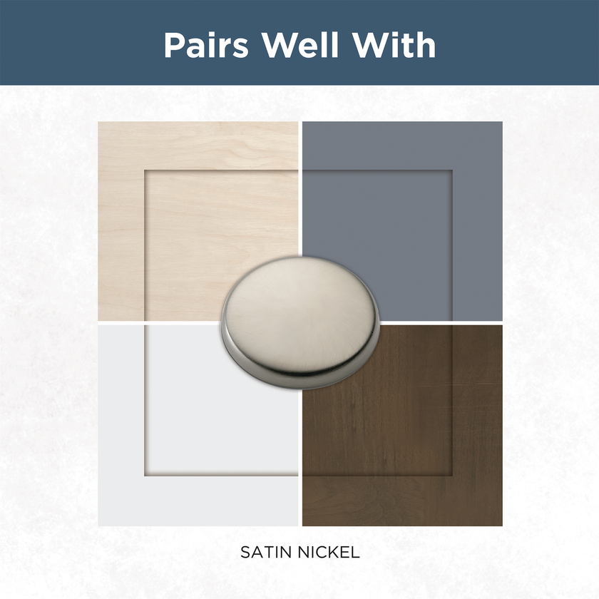 Satin Nickel / 1-3/16