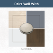 Brushed Nickel / 1-1/8