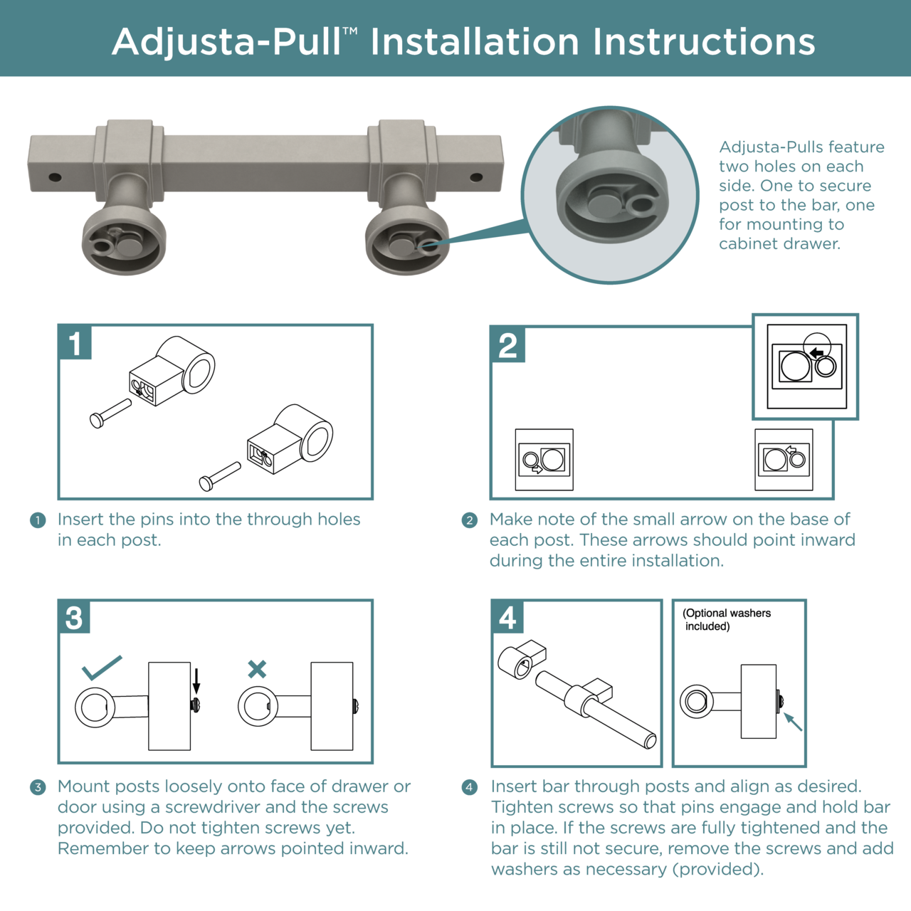 Satin Nickel / 1-3/8