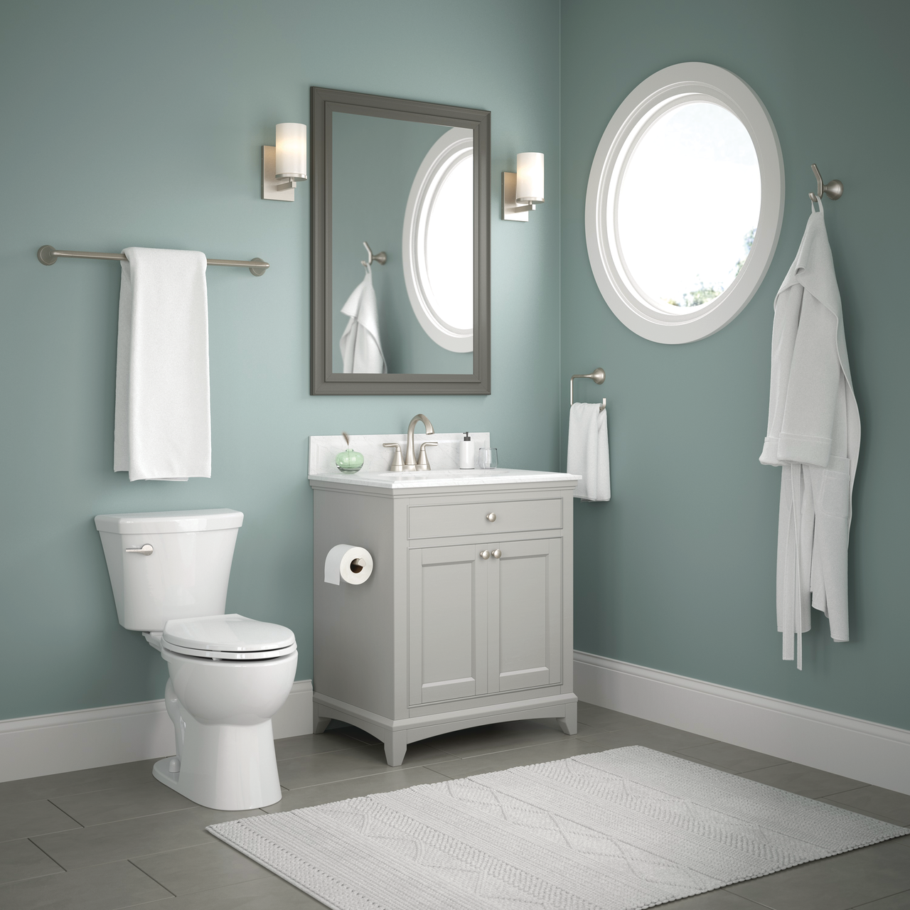 SpotShield Brushed Nickel / 1