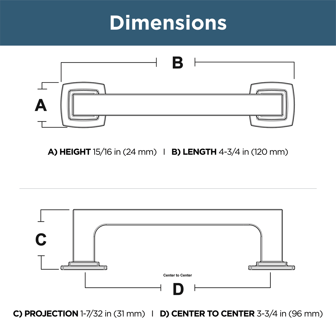 Deep Bronze / 3-3/4