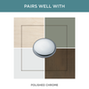 Polished Chrome / 3-3/4