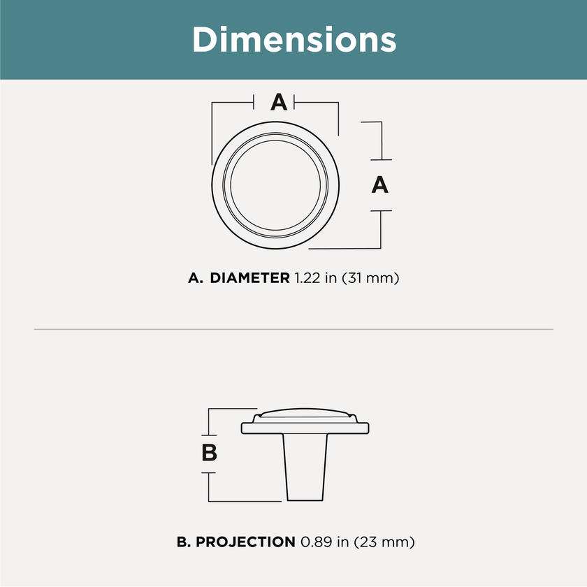 Satin Nickel / 1-1/4