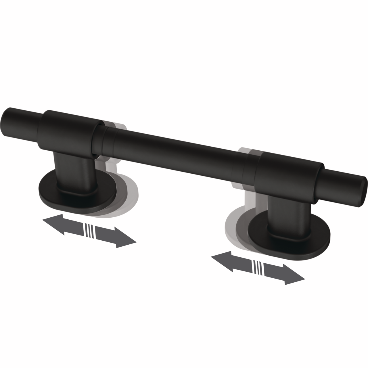Matte Black / 1-3/8