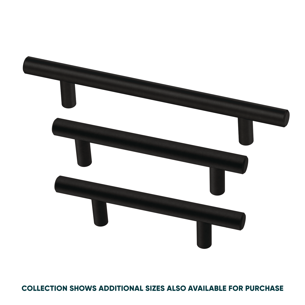 Matte Black / 3-3/4