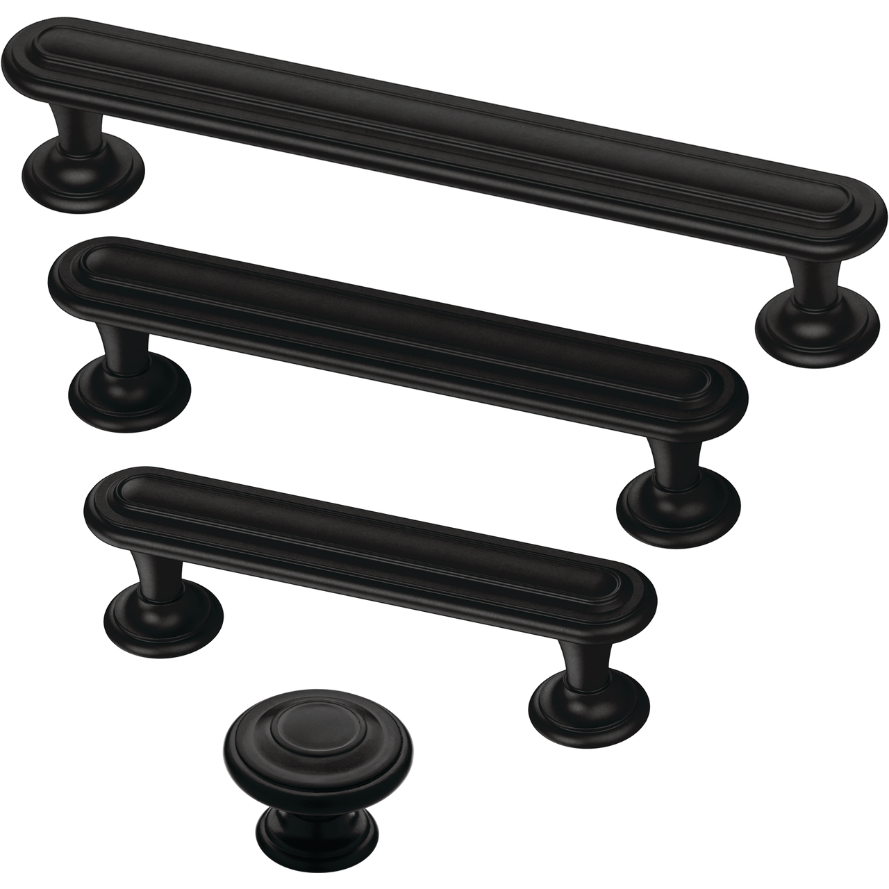 Matte Black / 1-3/8
