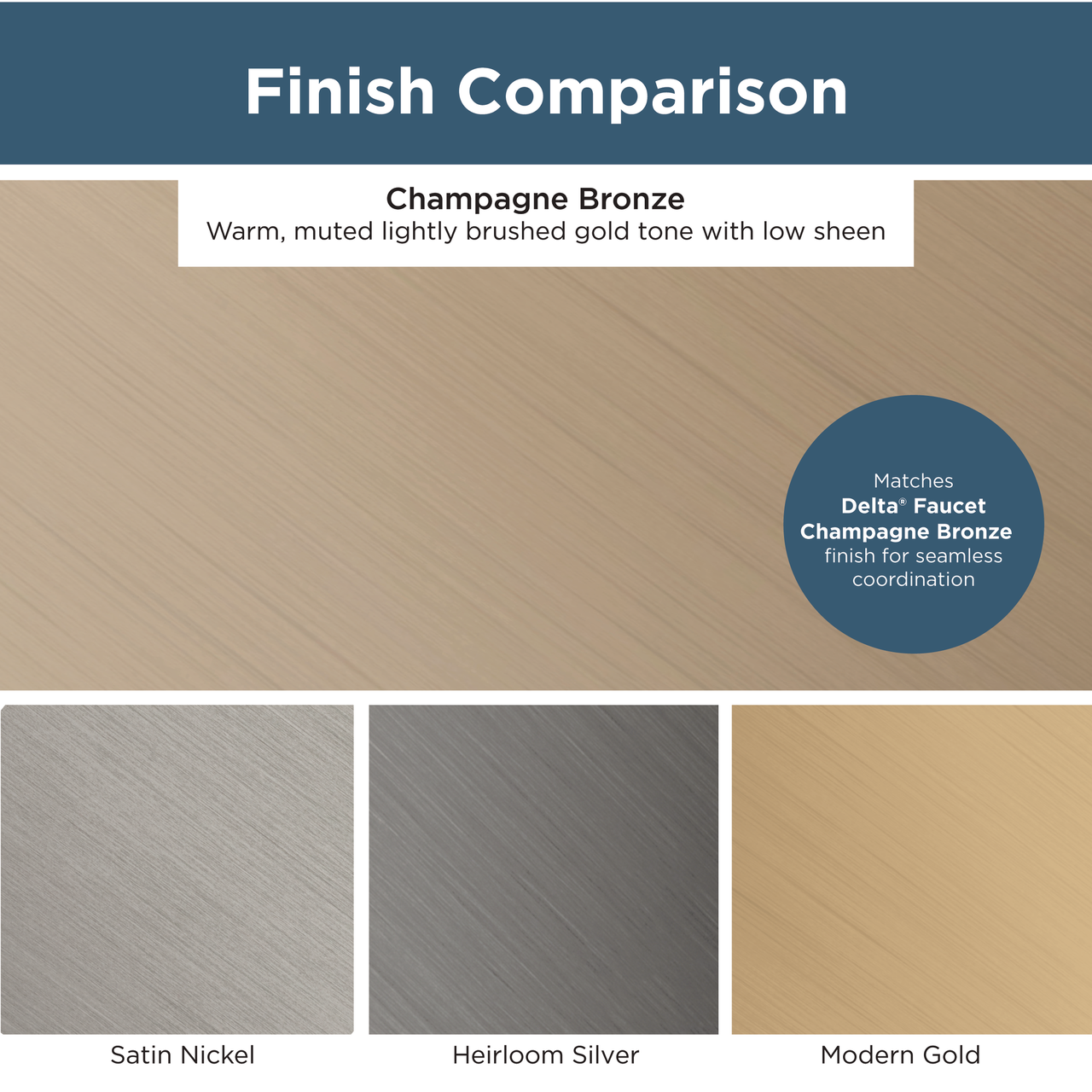 Champagne Bronze / 1-3/8