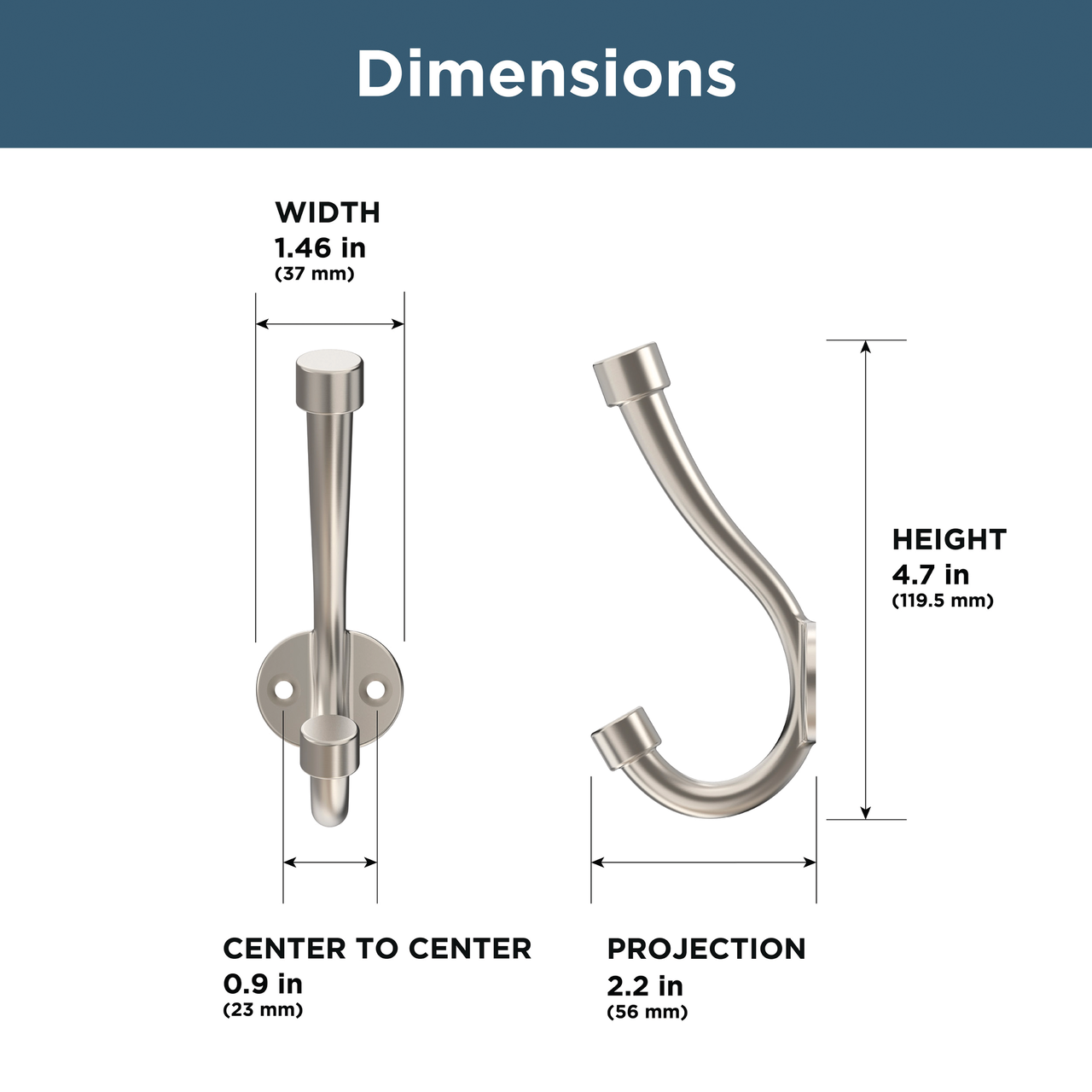 Satin Nickel / 4-3/4