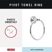 Delta Silverton Towel Ring