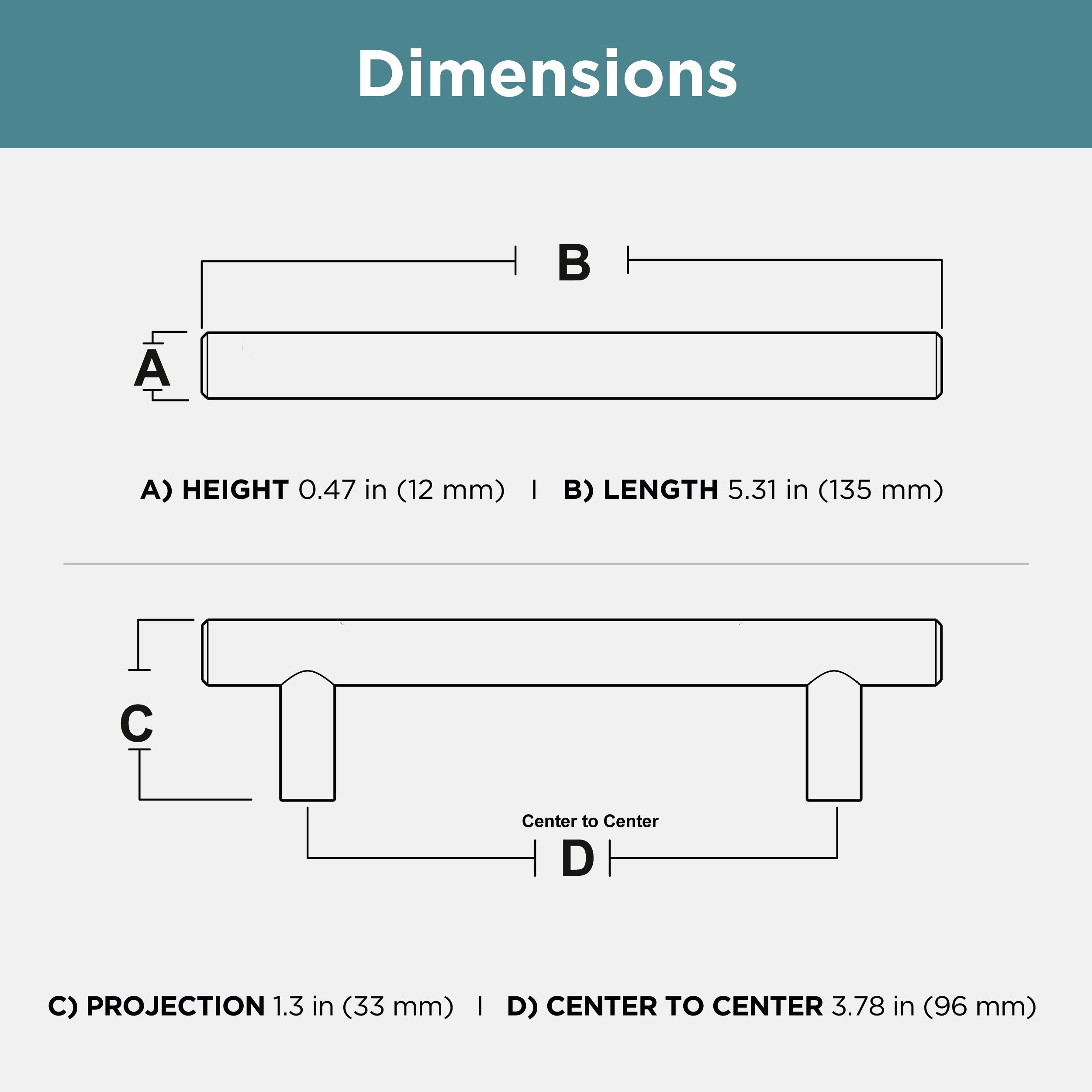Stainless Steel / 3-3/4