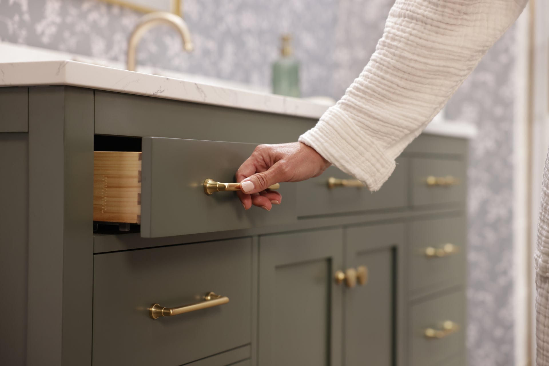 modern dresser knobs and pulls Polished Chrome Moderna Cabinet Knobs and Drawer Pulls