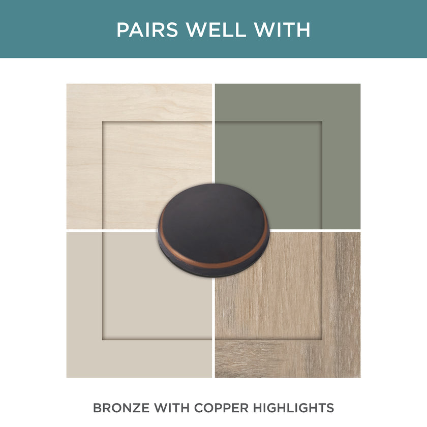 Bronze With Copper Highlights / 5-1/16