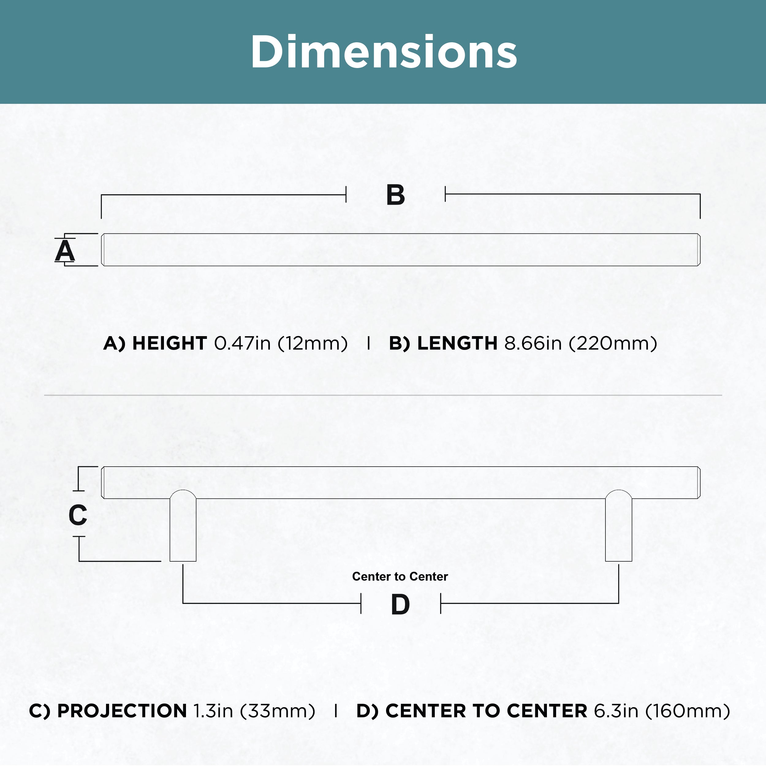 Polished Chrome / 6-5/16