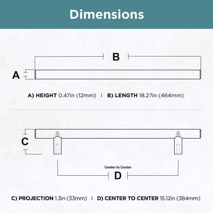 Stainless Steel / 15-1/8
