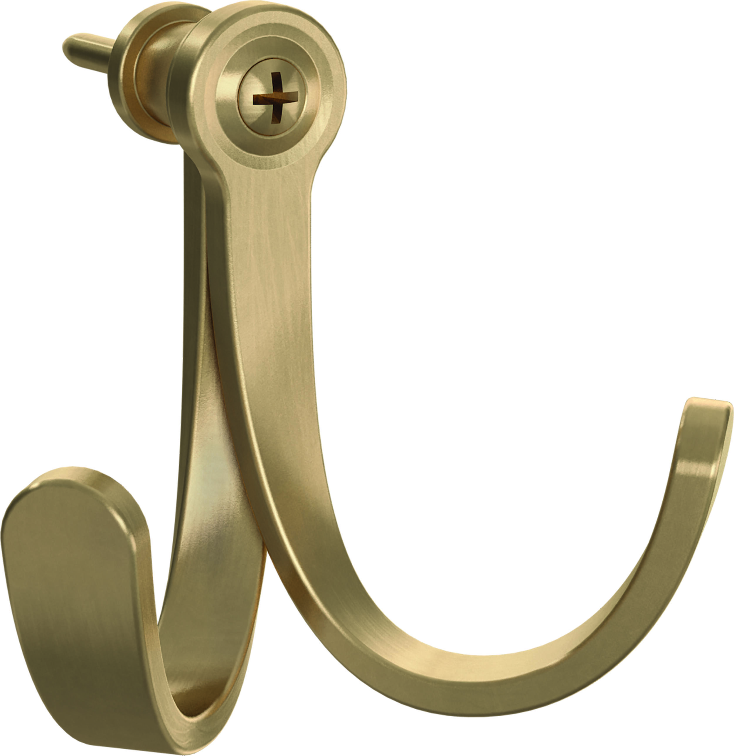 Liberty Atticus 2-7/9 in. Satin Nickel Double Wall Hook with