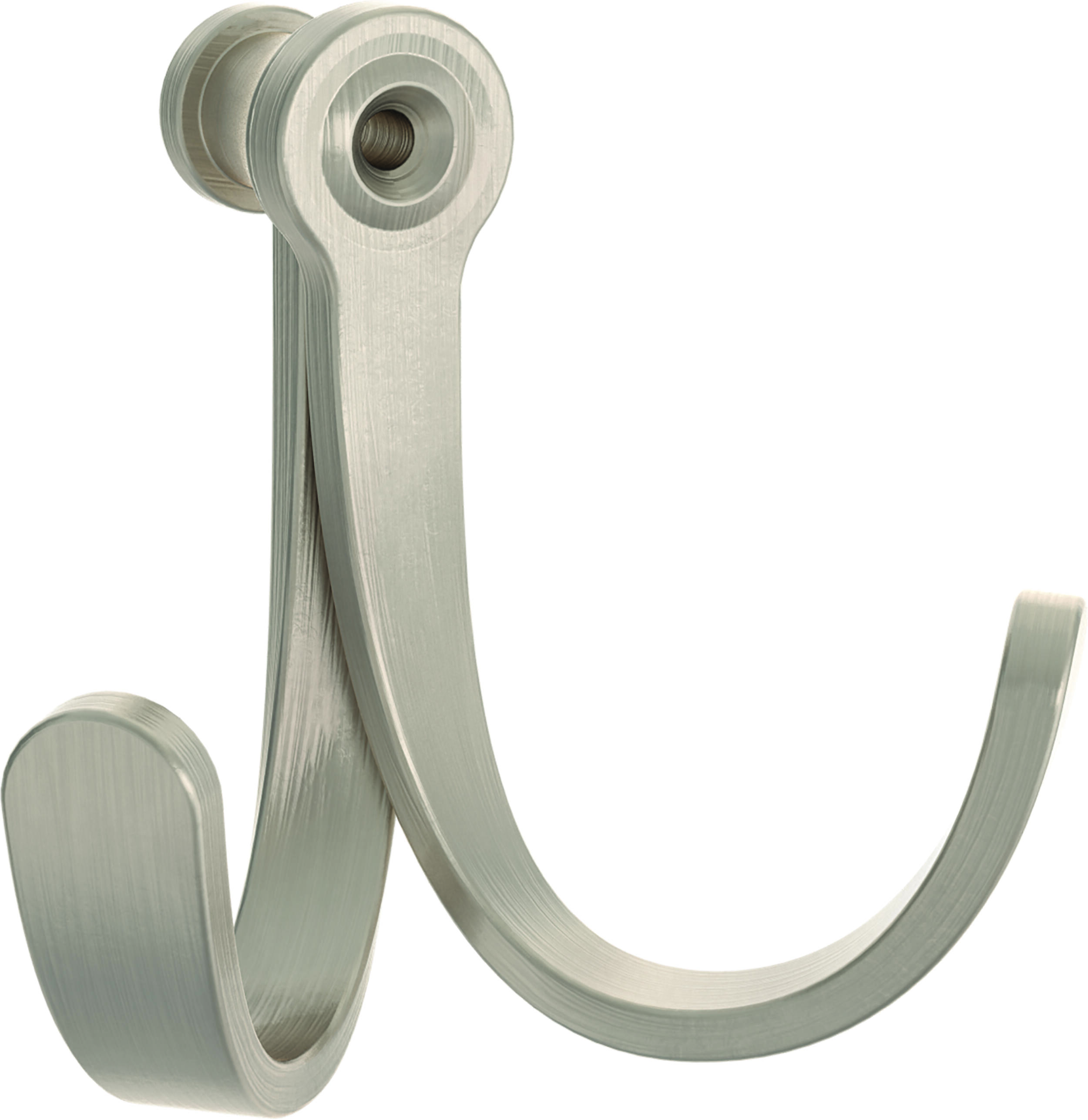 Stanley Hardware Satin Nickel Modern Double Hook