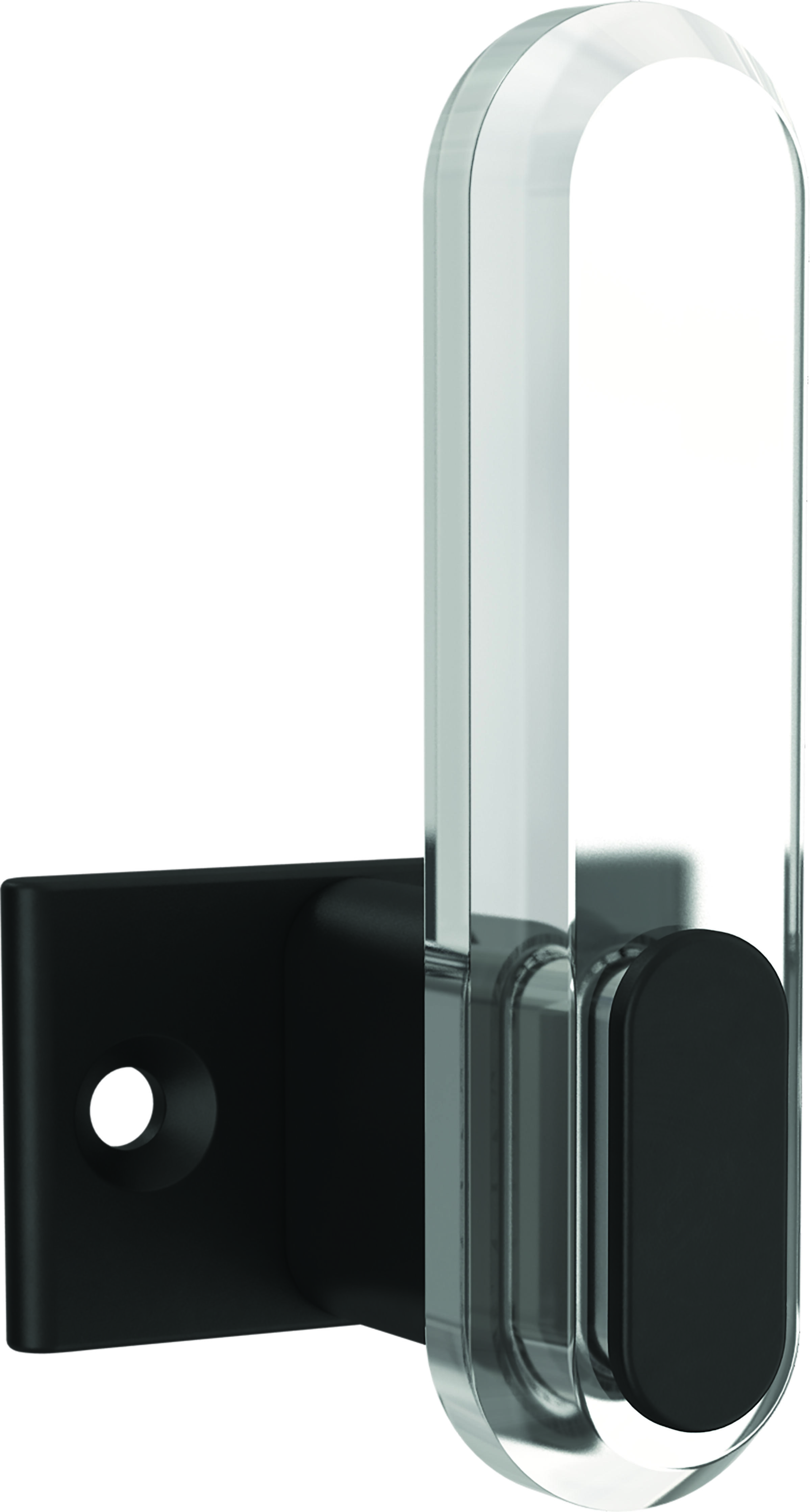 Liberty Hardware 3 in. Matte Black Acrylic Pill Hook