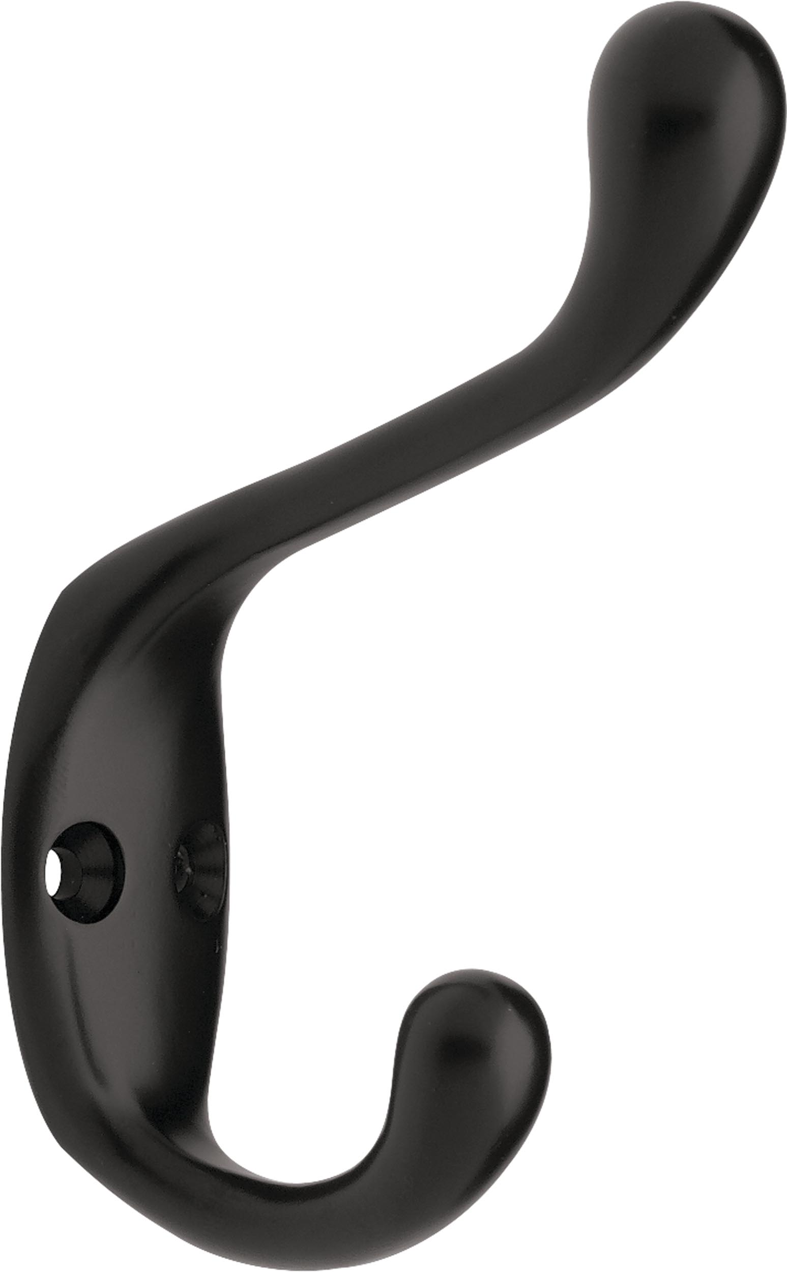 Whitmor Chrome/Ebony 6-Hook 19-3/4 In. Over-the-Door Hook Rail - Brownsboro  Hardware & Paint